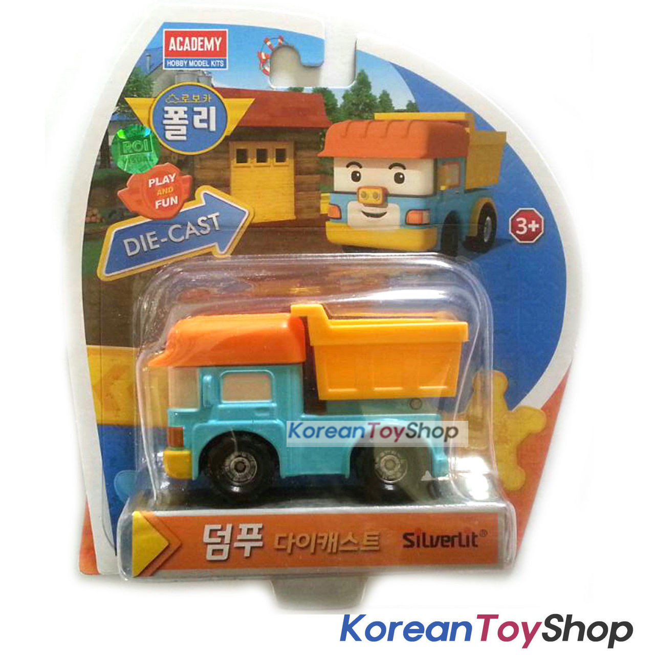 Robocar  Poli  DUMPU Diecast Metal Figure Toy Car Dump Truck    Robocar  Poli  DUMPU Diecast Metal Figure Toy Car Dump Truck