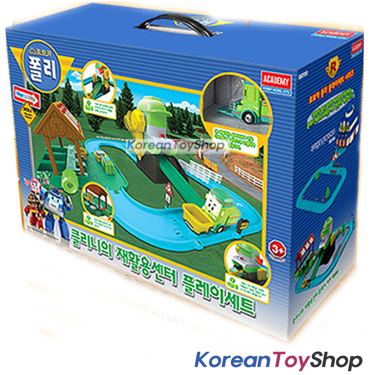 robocar poli recycle playset