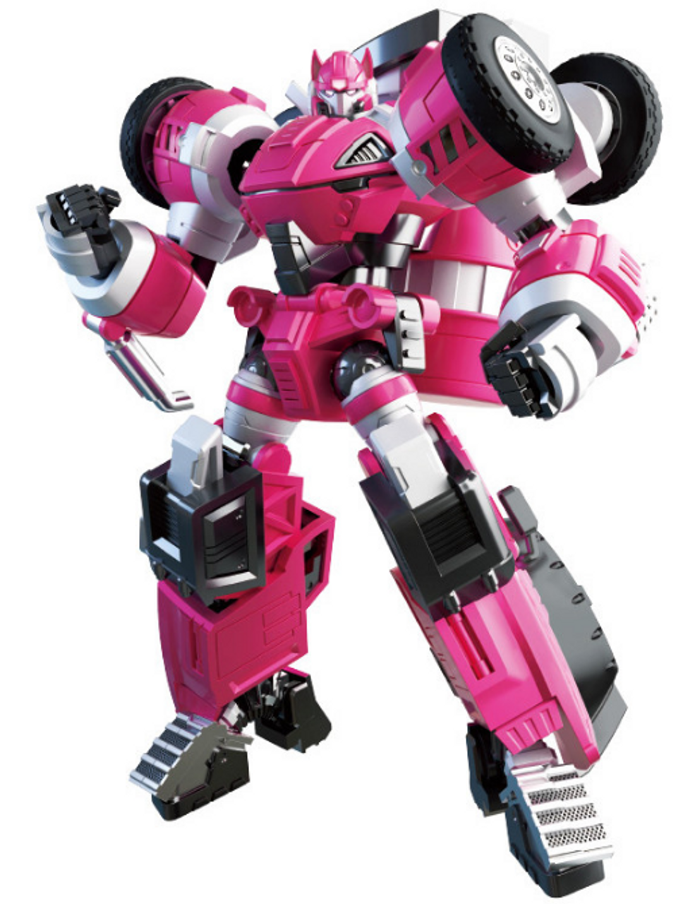 pink transformer car