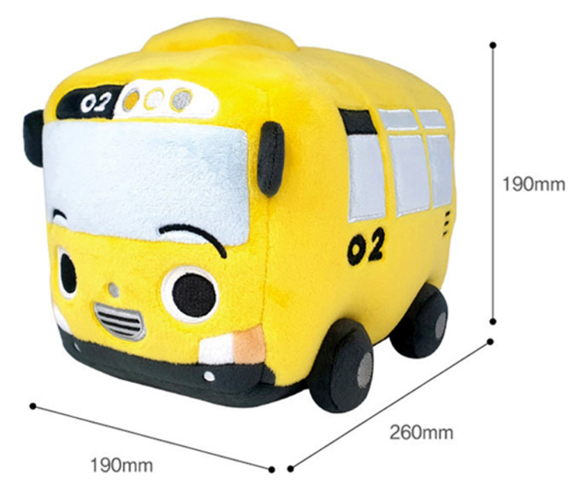 Bus online soft toy