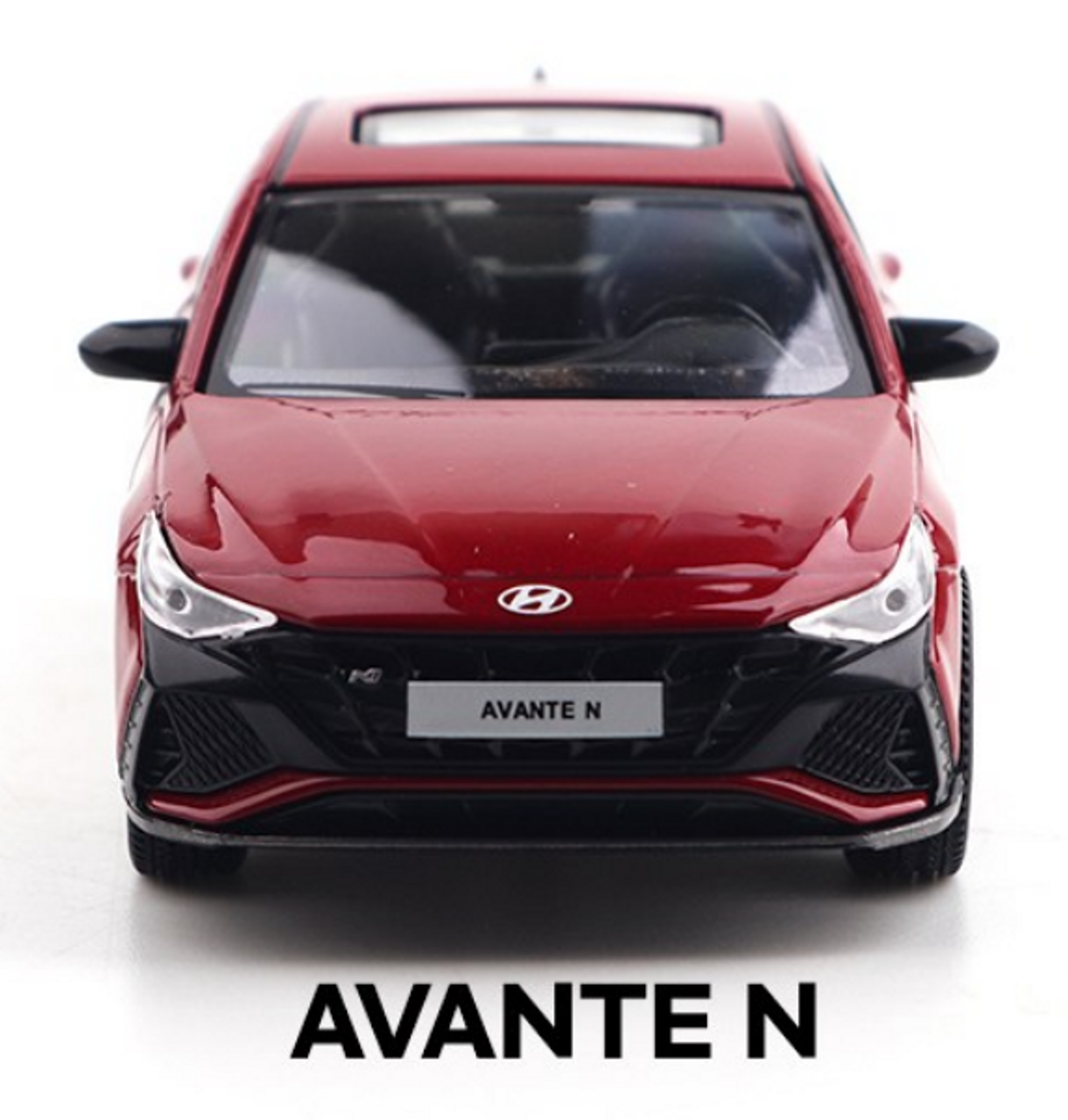 Hyundai Motors Elantra AVANTE N Line Diecast Metal Model Mini Car Toy 1 38 Red Color
