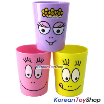 Barbapapa Cute Plastic 3 pcs Cups Set Strong and Light Party Supplies 3 Colors Barbapapa Cute Plastic 3 pcs Cups Set Strong and Light Party Supplies 3 Colors