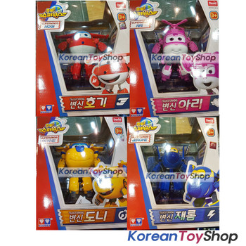 Super Wings Jett Donnie Jerome Dizzy 4 pcs Set Transformer Robot Toy Season 2 Super Wings Jett Donnie Jerome Dizzy 4 pcs Set Transformer Robot Toy Season 2