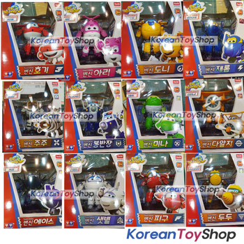 Super Wings Jett Ace Pigu Doodoo.. 12 pcs Set Transformer Robot Toy Season 2 NEW Super Wings Jett Ace Pigu Doodoo.. 12 pcs Set Transformer Robot Toy Season 2 NEW