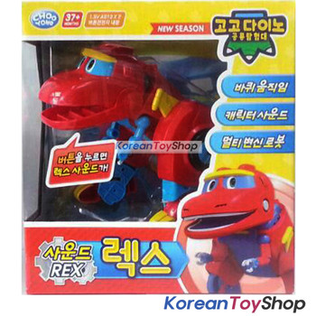 Gogo Dino REX SOUND DX Transformer Robot Dinosaur Toy Car Red Robot Dino Gogo Dino REX SOUND DX Transformer Robot Dinosaur Toy Car Red Robot Dino