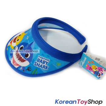 PINKFONG Visor Hat Sun Cap Kids Blue Model Designed Made in Korea Original PINKFONG Visor Hat Sun Cap Kids Blue Model Designed Made in Korea Original