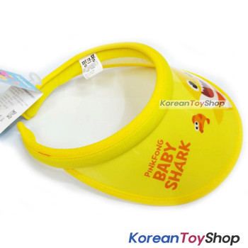 PINKFONG Visor Hat Sun Cap Kids Yellow Model Designed Made in Korea Original PINKFONG Visor Hat Sun Cap Kids Yellow Model Designed Made in Korea Original
