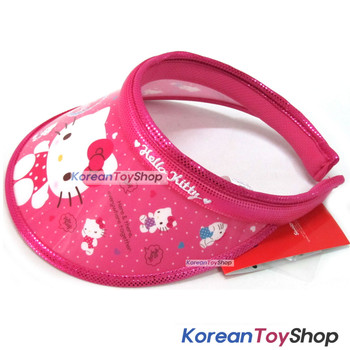 Hello Kitty Visor Hat Sun Cap Kids Girl COLOR DRESS Model Designed by Korea Hello Kitty Visor Hat Sun Cap Kids Girl COLOR DRESS Model Designed by Korea
