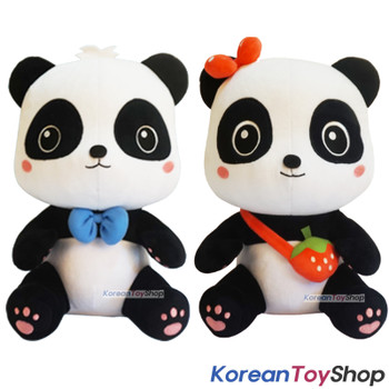 BabyBus Panda KIKI & MIUMIU Character 2 pcs Doll Soft Plush Toy 12" 30cm