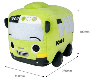 Tayo Little Bus ROGI Doll Plush Toy Cute Soft 26cm Length Green Bus
