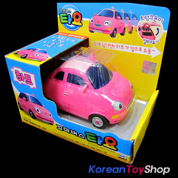 The Little Bus TAYO Main Diecast Plastic Mini Car Toy Heart Model Pink Original
