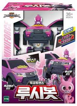 Miniforce  LUCY Bot Transformer Robot Toy Lucybot Pink Toytron
