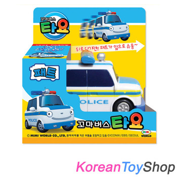 The Little Bus TAYO Main Plastic Diecast Mini Car, Pat Model Patrol Car Original