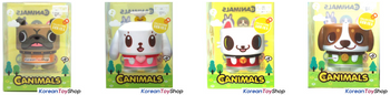 Canimals Characters Mini Figure 4 pcs Toy Set Academy MIMI OZ ATO ULY