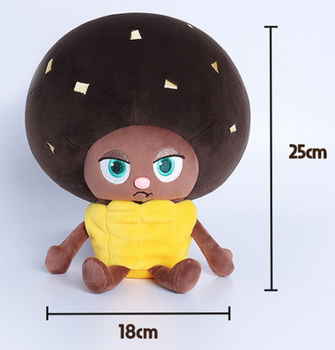 Bread Barbershop CHOCO Character Cute Soft Doll Plush Toy 25cm