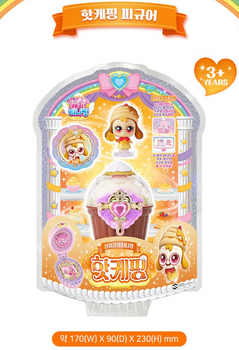 Catch Teenieping Sweet & Sour 핫케핑 Figure Season 4 Toy Set w/ QR Code Medal