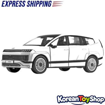 HYUNDAI IONIQ 9 Diecast Metal Model Mini Car Toy 1:38 - Serenity White Pearl Color