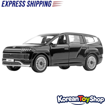 HYUNDAI IONIQ 9 Diecast Metal Model Mini Car Toy 1:38 – Abyss Black Pearl Color