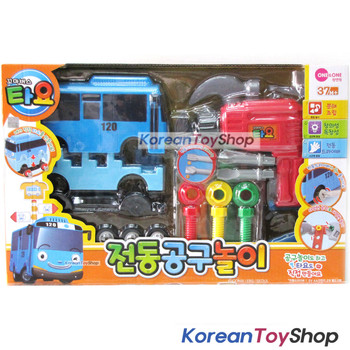 Little Bus Tayo Tools Play Set Toy Making Tayo w/ Electric Driver Develop Brain Little Bus Tayo Tools Play Set Toy Making Tayo w/ Electric Driver Develop Brain