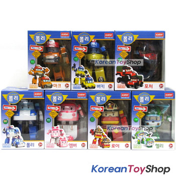 Robocar Poli Transformer 7 pcs POLI ROY AMBER HELLY MARK BUCKY POACHER Toy Car Robocar Poli Transformer 7 pcs POLI ROY AMBER HELLY MARK BUCKY POACHER Toy Car