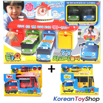 Little Bus Tayo - Bus Depot Center Playset + Tayo Rogi Gani Rani