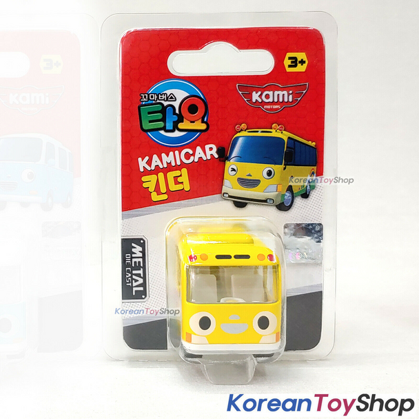 Tayo Little Bus KINDER Model Cute Mini Diecast Metal Bus Toy Kindergarten Bus