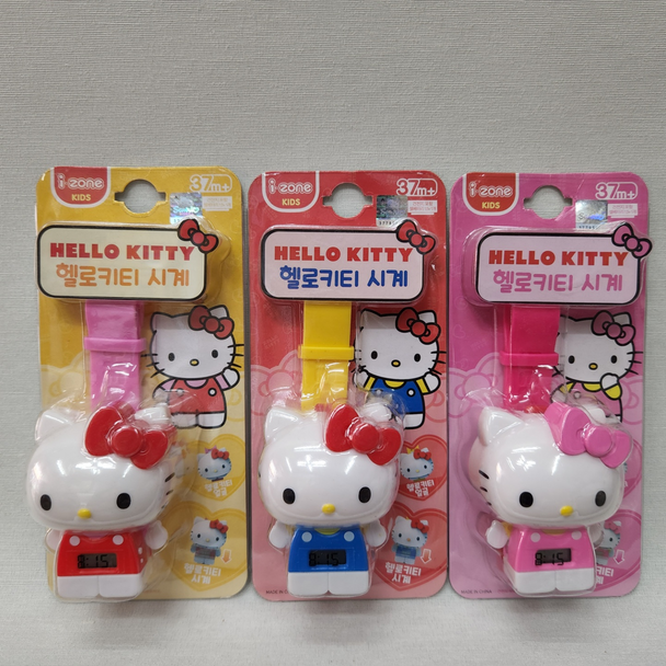 Hello Kitty Cute Popup Toy Watch 1 pc Pink Red Blue