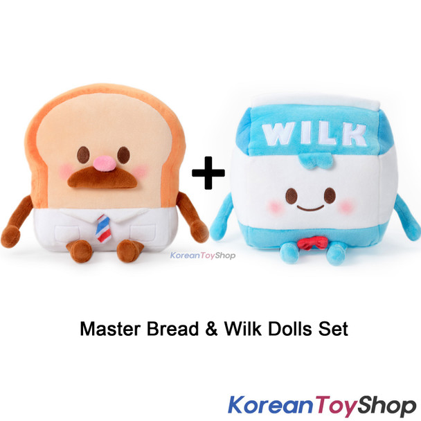 Bread Barbershop MASTER BREAD & WILK Character Cute Soft Doll Plush Toy 25cm