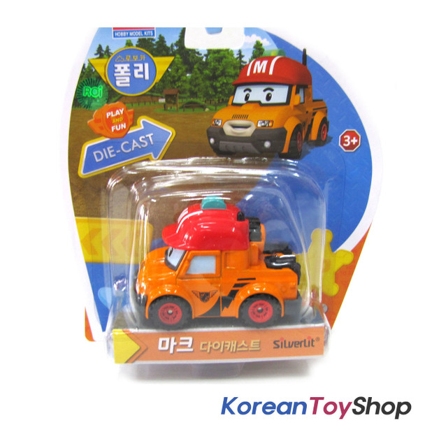 Robocar Poli Diecast Metal MARK & BUCKY 2 pcs Set Figure Toy Academy Genuine Robocar Poli Diecast Metal MARK & BUCKY 2 pcs Set Figure Toy Academy Genuine