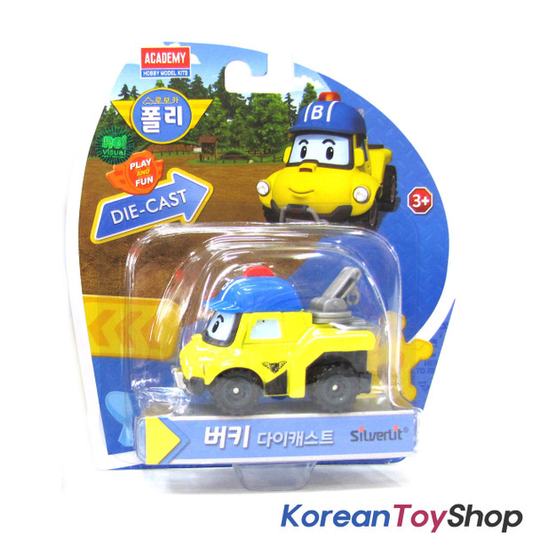 Robocar Poli Diecast Metal MARK & BUCKY 2 pcs Set Figure Toy Academy Genuine Robocar Poli Diecast Metal MARK & BUCKY 2 pcs Set Figure Toy Academy Genuine
