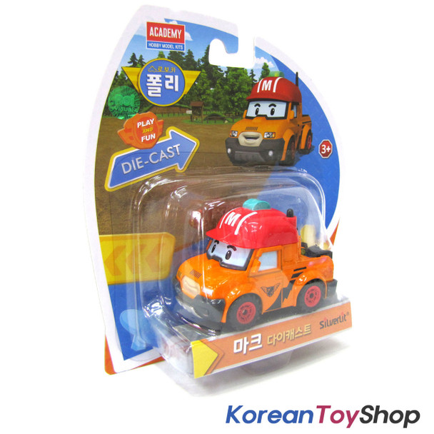 Robocar Poli Diecast Metal MARK & BUCKY 2 pcs Set Figure Toy Academy Genuine Robocar Poli Diecast Metal MARK & BUCKY 2 pcs Set Figure Toy Academy Genuine