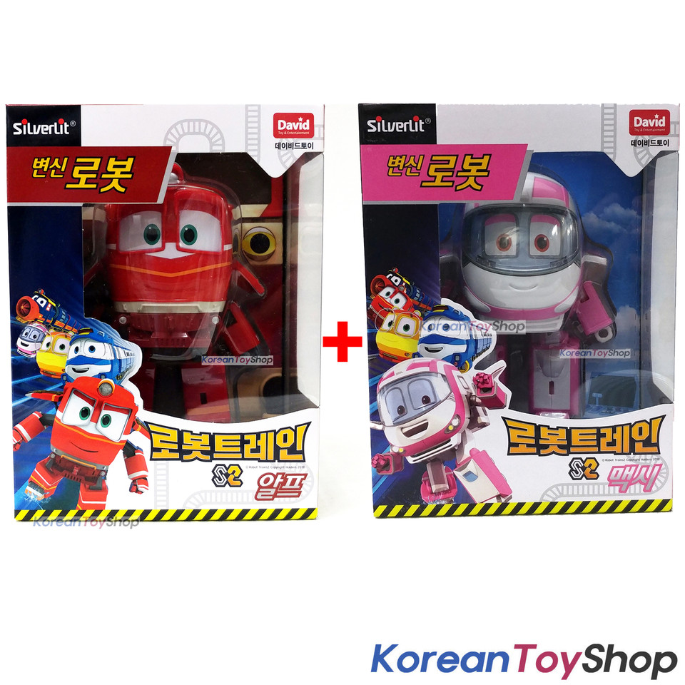 Robot Trains ALF & MAXIE Transformer Robot Transforming Toy Figure