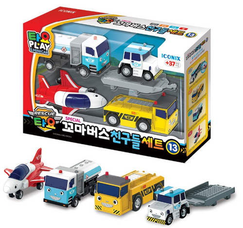 00177 Tayo Little Bus & Friends Special Mini Car Set Toy V.13 Iconix