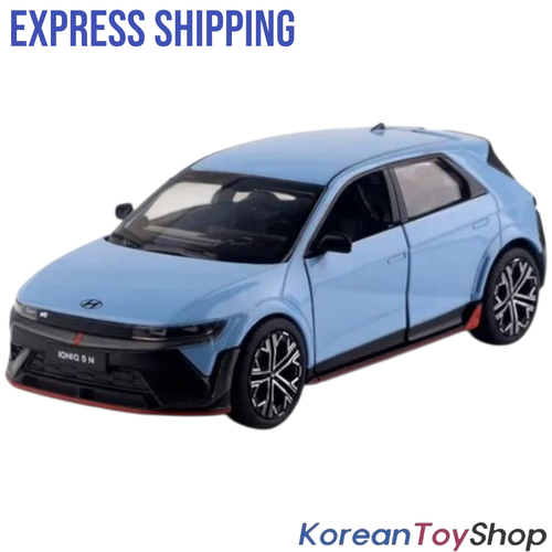Miniature Diecast Hyundai IONIQ 5 N 1:38 - Couleur Performance Blue - Collection N 2025