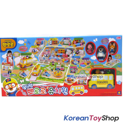 pororo school bus toy