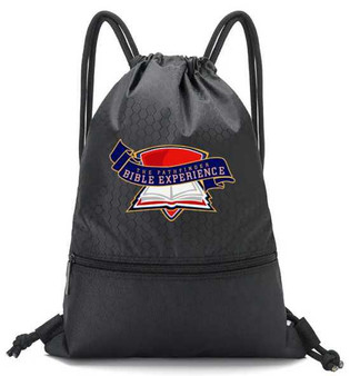 Backpack - Drawstring - PBE Logo - Black