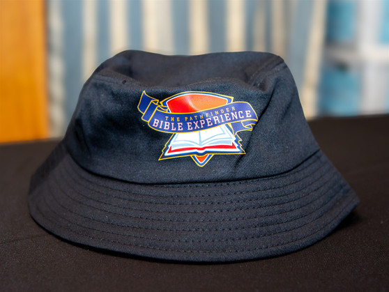 Hat - Bucket - Pathfinder Bible Experience Logo - Black