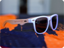 Sunglasses - White Frames - Pathfinder Engraving