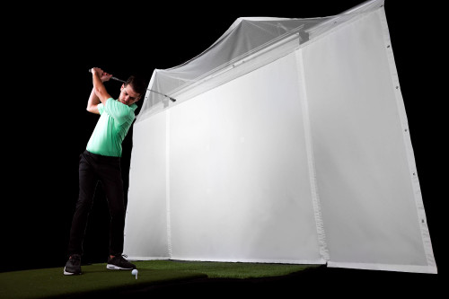 HomeCourse Golf ProScreen 180 retractable screen