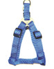 Hamilton Adjustable Easy On Harness, 10-16 Inches, Blue