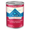 Blue Buffalo Homestyle Recipe Fish & Sweet Potato Dinner With Garden Vegetables Canned Dog Food, 12.5 Oz.