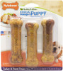 Nylabone Healthy Edibles Turkey & Sweet Potato Puppy, Regular, 3 pack