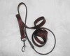 Hamilton Burgundy Leather Training Lead, 6' x 5/8