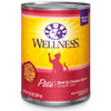 Wellness Complete Health Beef & Chicken Pate Canned Cat Food, 12.5 Oz