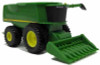 Ertl John Deere Toy Combine with Corn Head