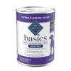 Blue Buffalo Basics Limited Ingredient Grain Free Turkey & Potato Adult Canned Dog Food, 12.5 Oz.