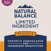 Natural Balance Limited Ingredient Reserve Grain Free Dry Dog Food for Small Breeds, Duck & Potato Recipe