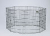 MidWest 8 Panel Exercise Pen, 24" x 48" Black