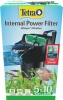 Packaging box for a Tetra 5 to 10 Gallon Internal Power Filter featuring Whisper filtration and an 80 GPH motor.