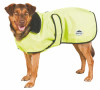 WeatherBeeta Yellow/Black Fleece Lined Windbreaker Dog Jacket 22